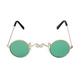 Steampunk Gold/Green Pot O' Gold Glasses